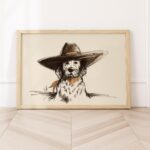 Cowboy Bandana Dog Print