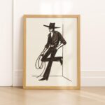 Cowboy Western Print