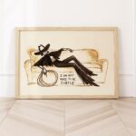 Cowgirl on the Sofa Print