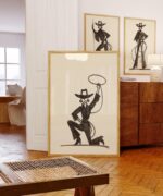 Cowgirl Wall Art Set