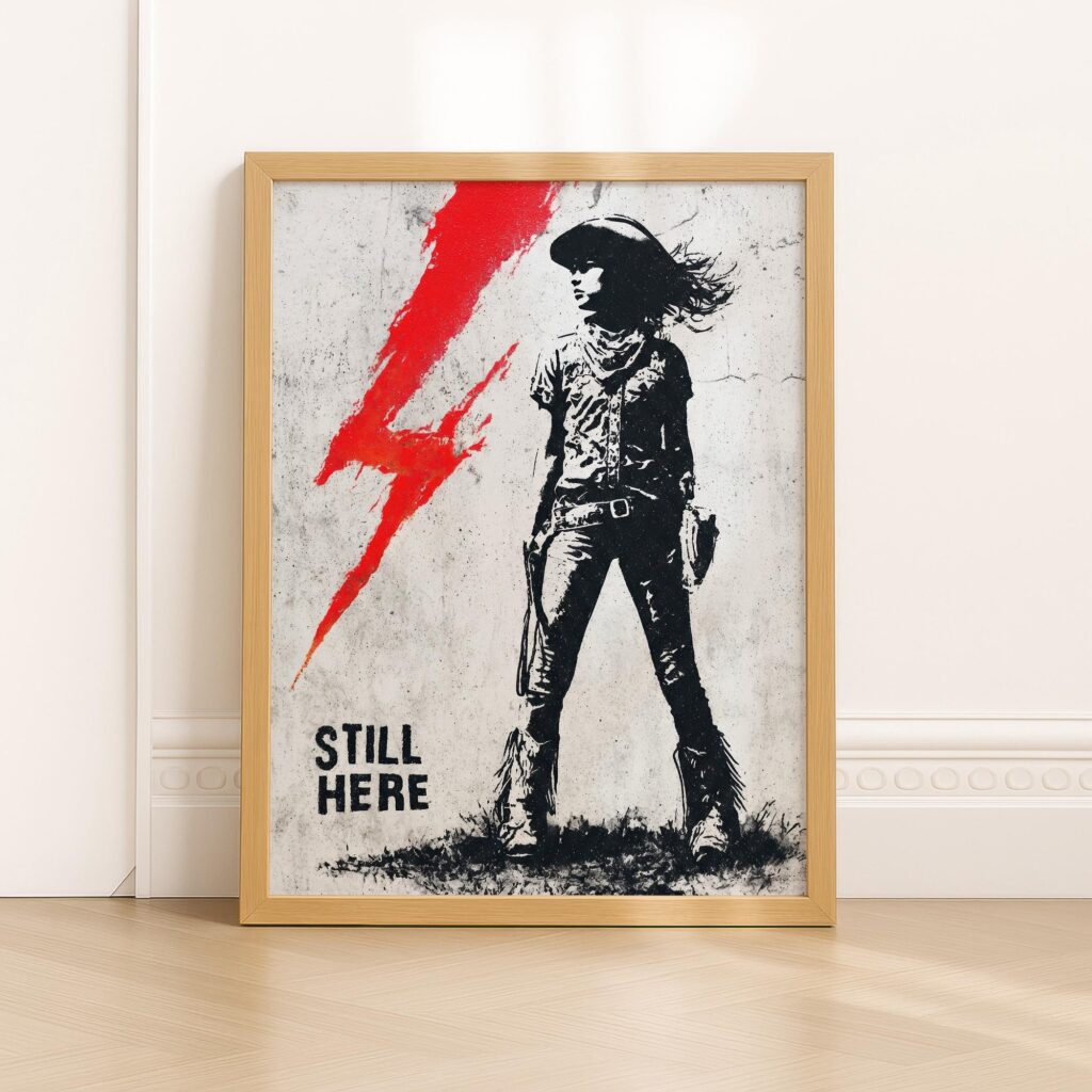 Cowgirl Still Here Wall Art
