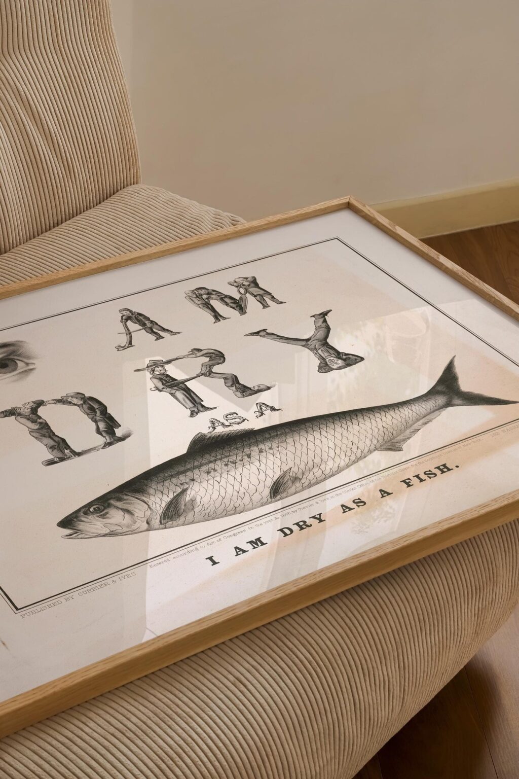 Currier and Ives I Am Dry As Print