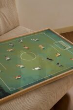 Dogs Playing Soccer Print