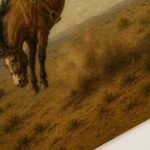 Frog Cowboy on a Bucking Bronco Print