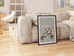 Golf Cart Cats Print