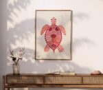 Pink Sea Turtle Print