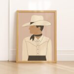 Quiet Cowboy Western Print