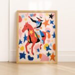 Rodeo Mid Century Poster