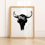 Rodeo Skull Print