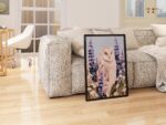 Sleeping Barn Owl Among Wildflowers Print
