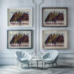 Vintage Horse Racing Print