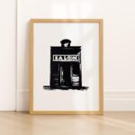 Western Saloon Print