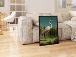 White Egret Print