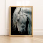 White Horse Western Wall Art