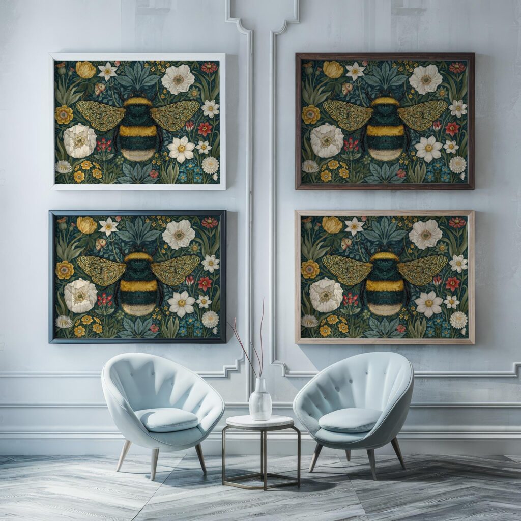 William Morris Bumblebee Print