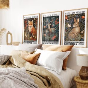 William Morris Forest Animal Print Set