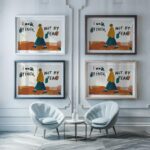 Walk By Faith Art Print - Earth Tones, Scripture Wall Decor